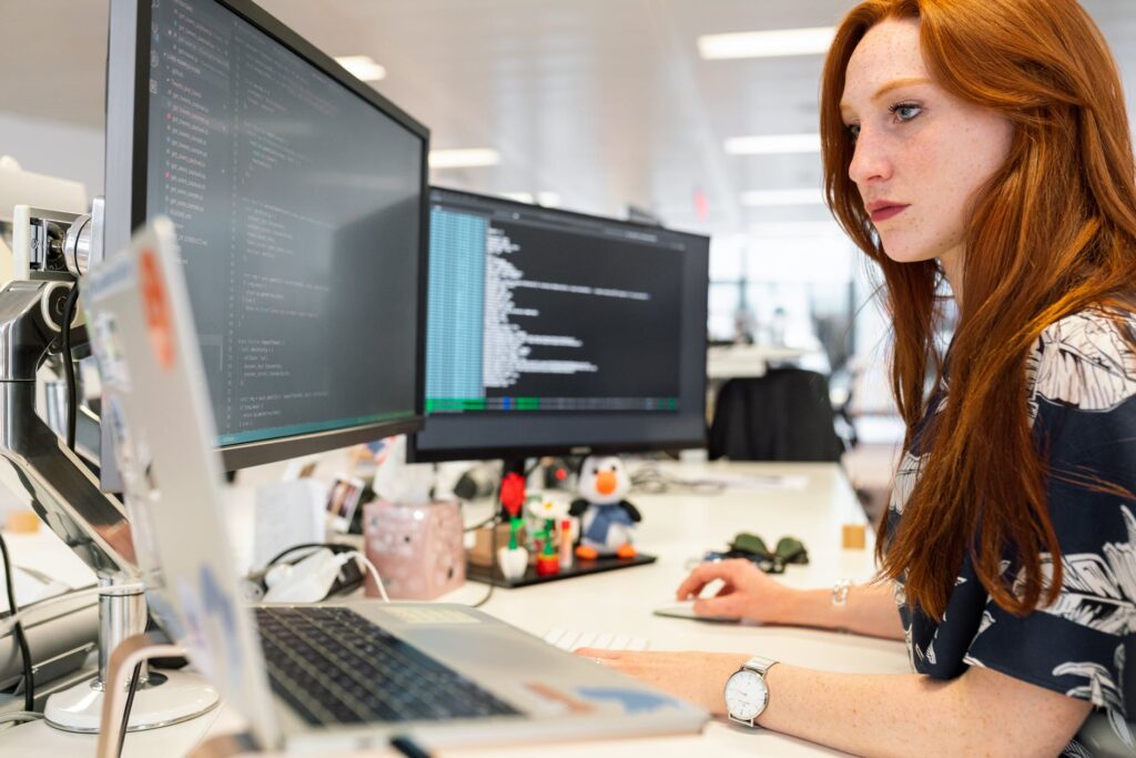 A woman working as Estimator and Planner